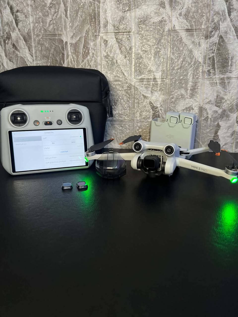 Dji mini 3 pro Combo Plus 
قطعه لوكه طيران صفر كيلو كومبو 3 بطاريات وشاحنه 
مع جنطه الاصليه ورام اصلي وريش اصليه كل ملحقات كامله مع فلاتر 3 تصوير 
بطاريات 2 بلاص وحده مو بلاص قطعه نظافه 100/100
مكان بغداد للستفسار الاتصال ***********
