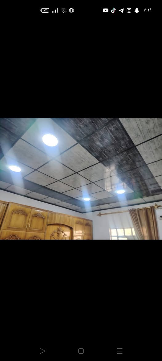 السلام عليكم ورحمة الله...
إليكم جزء بسيط من عملي في عمل سقف ثانوي تغليف جدار جبس بورد واجهات بلازما سحبات جدار بأحدث الديكورات وبأسعار مناسبه للاستفسار الاتصال على *********** او مراسلة الصفحه
