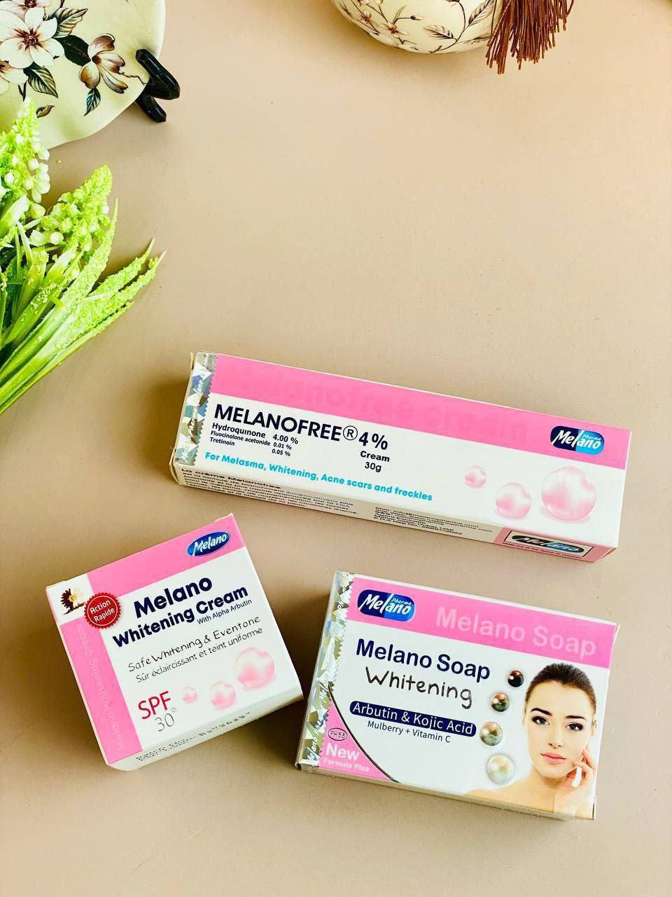 مجموعة ميلانو فري الطبية🩷الاصلية حصرااا ♨️♨️♨️المجوعة الاولى في علاج الكلف والتصبغات وآثار حب الشباب اقوى مجموعة لنضارة ونعومة وتفتيح البشرة ولازالة تصبغات والكلف والآثار الحبوب وغيرها 
يبيض ويصفي البشرة

1. عصارة ميلانو فري +كريم ميلانو +صابونة ميلانو 
✔️عصارة للوجه والجسم والمناطق الحساسة 
✔️حيث يعمل على إزالة
▪️بقع الشمس
▪️الكلف و النمش
▪️آثار الحبوب
▪️سواد الركب 
▪️سواد الاكواع
▪️غمقان المناطق الحساسه
ودعى اسمرار المناطق الحساسة
أستخدام كريم ميلانو فري أقوى كريم تفتيح بالقوة الثلاثية هو الحل الأمثل للتفتيح و توحيد لون البشرة 👌🏻
2. كريم ميلانو الاصلي لتبييض وتوحيد لون البشرة 
تركيبة إشراقة آمنة تتكون من ألفا أربوتين والفيتامينات المتعددة والجلوتاثيون والكوجيك لتفتيح وتوحيد لون البشرة ، وتتميز بفعاليتها في :-
▪️ إزالة البقع الداكنة والنمش والكلف ..
▪️ ازالة آثار حب الشباب ..
▪️ تقليل التجاعيد والخطوط الرفيعة ..
▪️  توحيد لون البشرة ونعومة الجلد ..
▪️ تحتوي على واقي شمس Spf 30 ..

3.✔️صابونة ميلانو فري Melano free soap 🧼
صابون ميلانو يساعد على 👇
▪️ تفتيح البشرة وتعزيز نضارتها ونقائها
▪️ ازالة الطبقات الدهنية الإضافية من البشرة .
▪️ تغذية البشرة بفيتامين هـ الذي يجعل البشرة شابة ونضرة .
▪️ تنظيف وازالة أي بقايا للمكياج ومستحضرات التجميل .
▪️حماية البشرة من الأشعة فوق البنفسجية ويمنحها مظهرًا براقًا ونعومة إضافية .

سعر القطعة 10 الاف
سعر القطعتين 20 الاف
سعر ٣ قطع 30 الف 
🚘يوجد خدمة توصيل لجميع محافظات العراق ٤ الاف🚘 بنت الديره فاشون2


**إذا كنت صاحب هذا الإعلان وتريد حذفه لأي سبب، رجاءا أرسل رسالة إلى الدعم الفني**