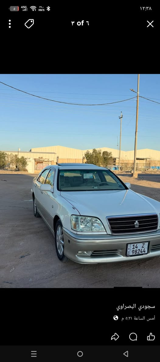 جنون ملكه كراون للبيع
موديل 2002 سياره فول مواصفات دكمتين
سياره فتحه برده خلفيه مرايات أم الاشاير سياره جديده 
على آخر حبايه ما إذب  عليه ربع سياره جاهزه 
رقم بصره دولي قرار 48 
مكان سياره بصره خور الزبير 
السعر : 150 وفيها مجال بسيط 
رقم الهاتف :***********
