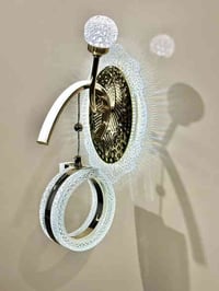 براكيت جداري مودرن 🔥  . أنارة مميزة 3 حركات ✨ ( أبيض , شمسي , أوف وايت...