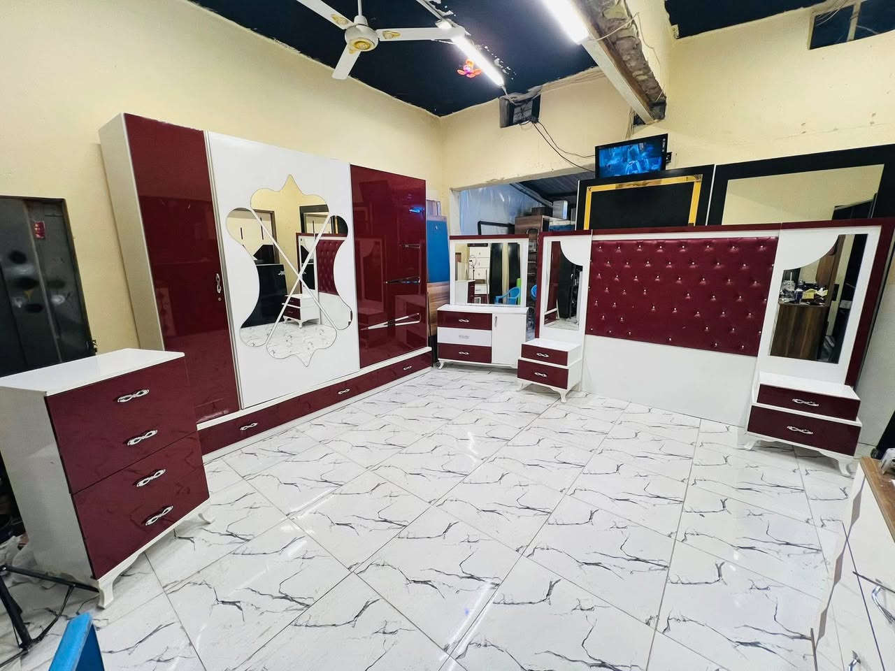 غرفة نوم مستعملة🇹🇷
نضافة80 ٪💯

عدد القطع / 6

نضام / أسلايت 💢 525🔒

شد ونقل داخل بغداد مجاني🚛

يوجود توصيل محافضات

حجز واتساب ***********
