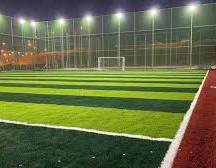 ***********.
                   ***********
               مواصفات إنشاء الملاعب الرياضية: 
🔹 أعمدة حديدية قطر 3 إنج بسُمك 2 ملم
🔹 روابط حديدية قطر 2 إنج بسُمك 1.5 ملم
🔹 شد BRC مغلف بارتفاع 5 متر وسُمك 4 ملم
🔹 صب رباط كونكريت محيط بقياس 30×20
🔹 إنارة قوية من نوع LED عدد 12 بروجكتر بقدرة 400 واط
🔹 دهان الحديد بطبقتين مع اختيار اللون
🔹 تجهيز الأرضية بـ:
طبقة سبيس 10 سم
                 طبقة بحص 6 سم
طبقة صوف عازلة
                  طبقة رمل ناعم 2 سم + الحبيبات
🔹 شبكة تصريف مياه
🔹 تصنيع وتجهيز:

دكات احتياط
                  أهداف عدد 2
مساند لتقوية السياج

باب بقياس 1.5×2.5

شبكة هوائية للسقف نوع قطني
🔹 تسليم واير ستيل لتقوية الـ BRC خطين
🔹 أقواس وعددها حسب الاتفاق مع شبكة جانبية

📏 المقاسات المتوفرة:
▪️ خماسي: 22×42
▪️ سداسي: 25×45
▪️ سباعي: 30×50
▪️ تساعي: 40×70
▪️ ملعب مكبر: 65×100

العمل في  جميع محافظات العراق
👷‍♂️ فرق عمل متخصصة بخبرة 12 سنة

📞 للحجز والاستفسار من الزر اسفل المنشور او على
*********** – واتساب
*********** – واتساب
