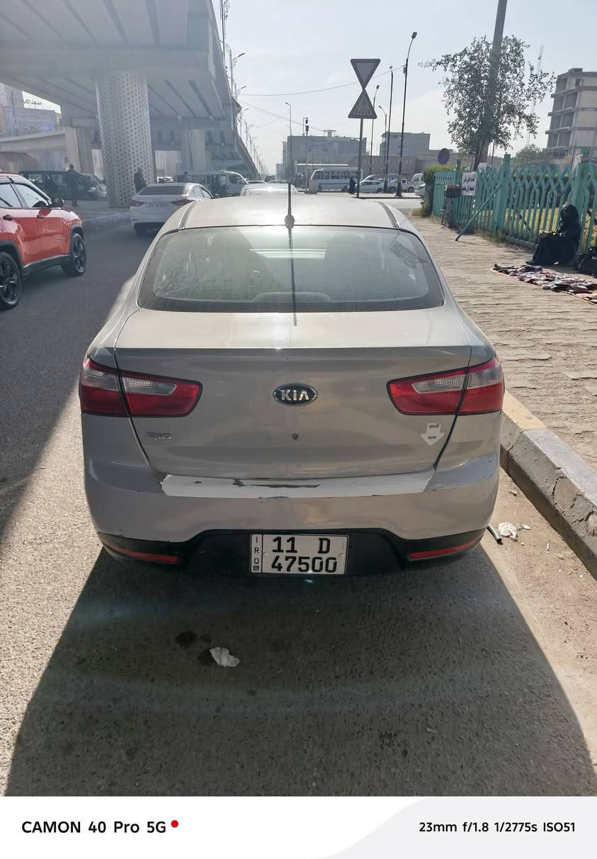 ريو موديل 2014 بيها جاملغ وبنيد جاهزه من كلشي مكينه كير حداديه رقم نكيزي بسم اخوي توها مداوره اتصل فقد سعر 72 (*********** مكان نجف
