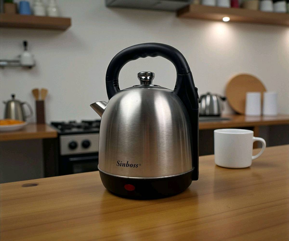 غلاية كهربائية من نوع Sinboss بحجم 5.0 لتر، مصممة من الفولاذ المقاوم للصدأ ذو الجودة العالية. تتميز بقاعدة دوارة 360 درجة وتحكم دقيق في درجة الحرارة. تعمل بقوة 2500 واط لضمان تسخين سريع وفعال للماء. المنتج جديد وغير مستخدم، ومناسبة لأي مطبخ عصري.
ما موقعك الحالي لتحديد توفر خدمة التوصيل؟: 
العراق
هل الغلاية تحتوي على ضمان معين؟: 
نعم
هل هناك أي ملحقات أو قطع إضافية تأتي مع الغلاية؟: 
كلا
ما هي طريقة الدفع المفضلة لديك؟: 
استلام عند المندوب
هل السعر قابل للتفاوض؟: 
نعم