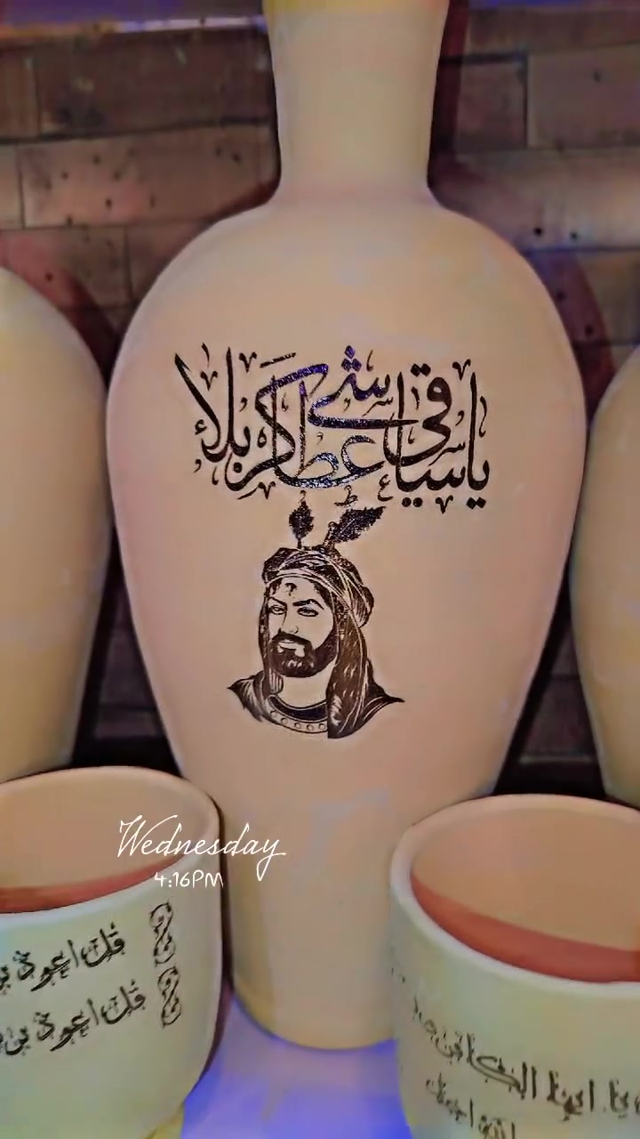 سلام عليكم زبائننا الكرام 
 
ؤفرنالكم  لهل  المواكب 
 شربه فخار هيه وكلاصه 

سعره ٧تلاف بس
 داخل المحل 👇

العنوان بابل قضاء القاسم شارع السياحي  باب القبله مجاور العارضه  

للحجز  والاستفسار مراسله ع واتساب ***********

يوجد خدمت توصيل جميع المحافظات 🚖🚗
