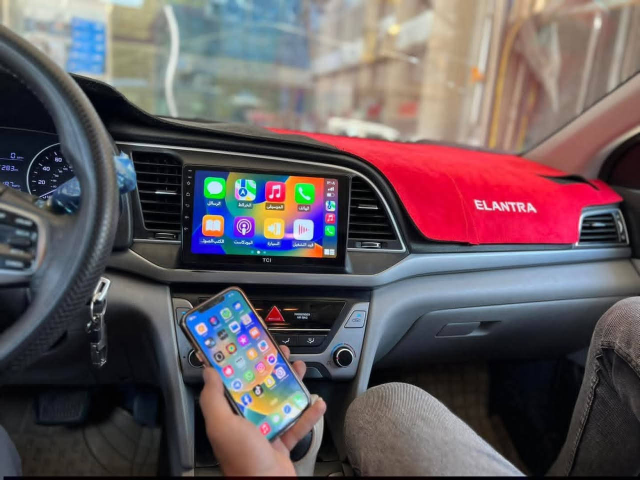 سلام عليكم شاشة لجميع انواع السيارات العنوان حله شارع 60 مجاور مجمع تاج رقم ***********
