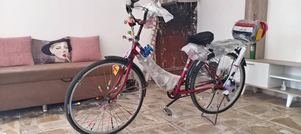 سلام عليكم هاذه البايسكل حجم موزه26اريده 80بي مجال ***********العلوان على الخاص
