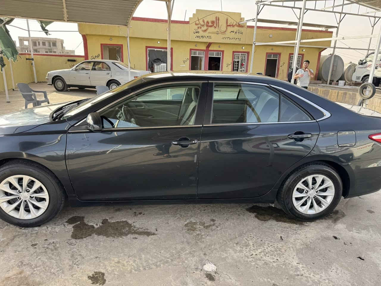 السلام عليكم ورحمة الله وبركاته .
عيدكم مبارك وكل عام وأنتم بخير.
للبيع كامري 2016 مواصفات Le 
ضرر 3 قطع البونيد وباب السايق والجاملغ الأمامي بدون دواخل السياره ماشية 200 الف السياره حيل نضيفه 
والسياره باسمي ثاني يوم تحويل رقم اربيل 
سعر السياره 145 قابل للتفاوض 
#للاتصال***********
