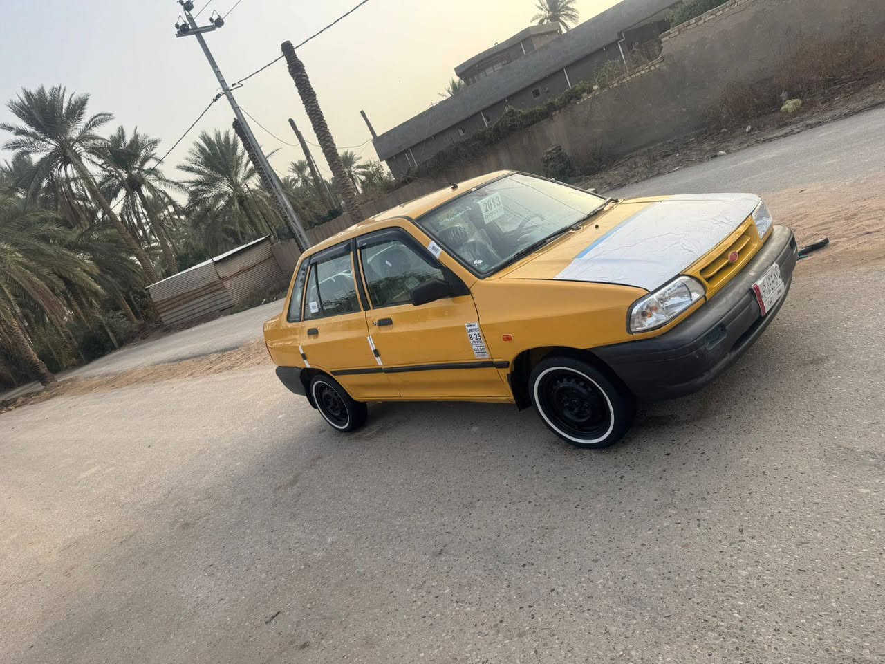 مرخصت الادمن المحترم
سايبا موديل ١٣ رقم بغداد الماني 
سنوية لغاية ٢٧ 
مصفره هيئه وغرامه 
شواصي شرط بلاد لاصبغ ولالحيم ولاخياس 
محرك مكفول لاتبخير. ولاتنقيص ولادخان
كير جديد لايفلت ولايقر ولا بي صوت
مكفوله من الضربه والصبغ والتبديل 
حداديه اماميه خلفيه جديده 
تخم تاير جديد ابو الخط 
كهربائيات كلهه شغاله 
السعر ٢٩ وبيهه مجال بصيط 
مكان السياره بابل قرب سيطرة الاثار 
رقم الهاتف ***********
