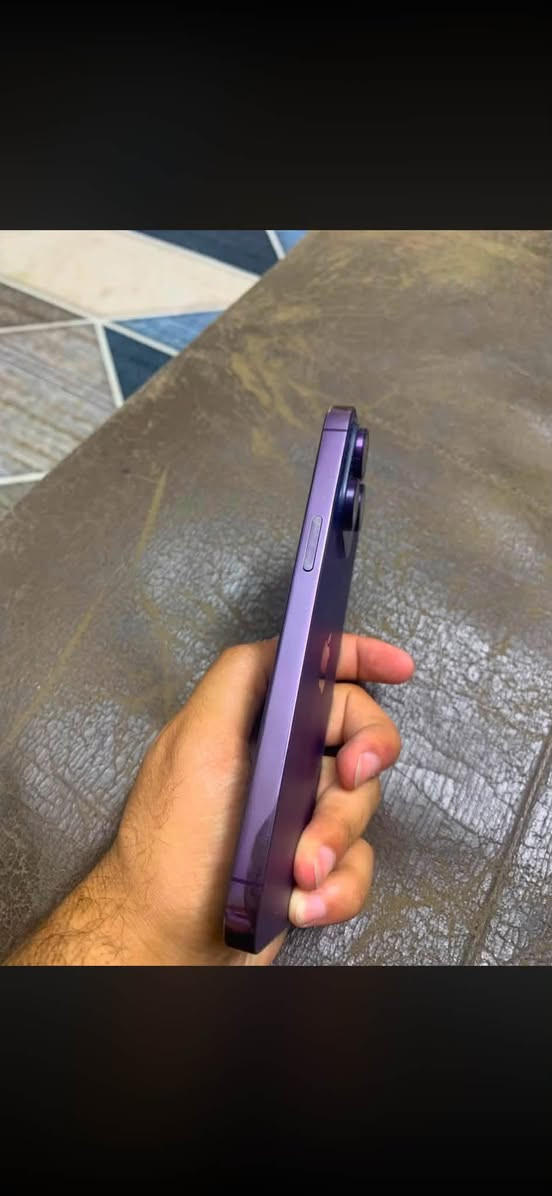 سلام عليكم ايفون 14برو ماكس ذكره 256بطاريه89جهاز مكفول من كلشي كارتون مطابق صد AHسعر تصال ***********
