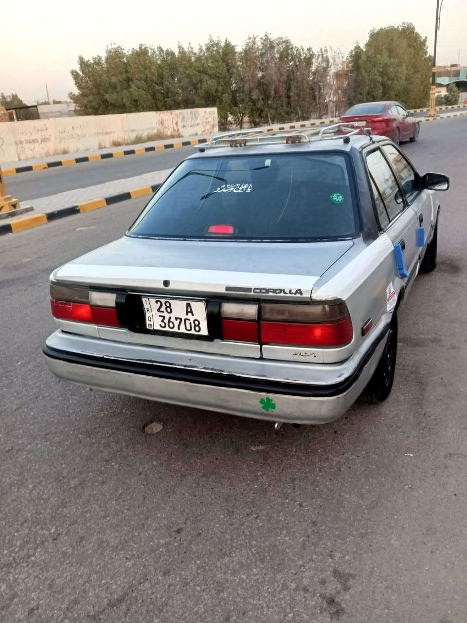السلام عليكم 
للبيع كورلا اوتوماتيك موديل ٩٢ رقم نجف دولي هزه وسنويه جديده لل٣١ سياره بلاديه كير اوتوماتيك ومحرك جديد تبريد ثلج حداديه جديده وتخم تاير جديد كهربائيات جاهزه السعر ٣٢ مكاني نجف ***********
