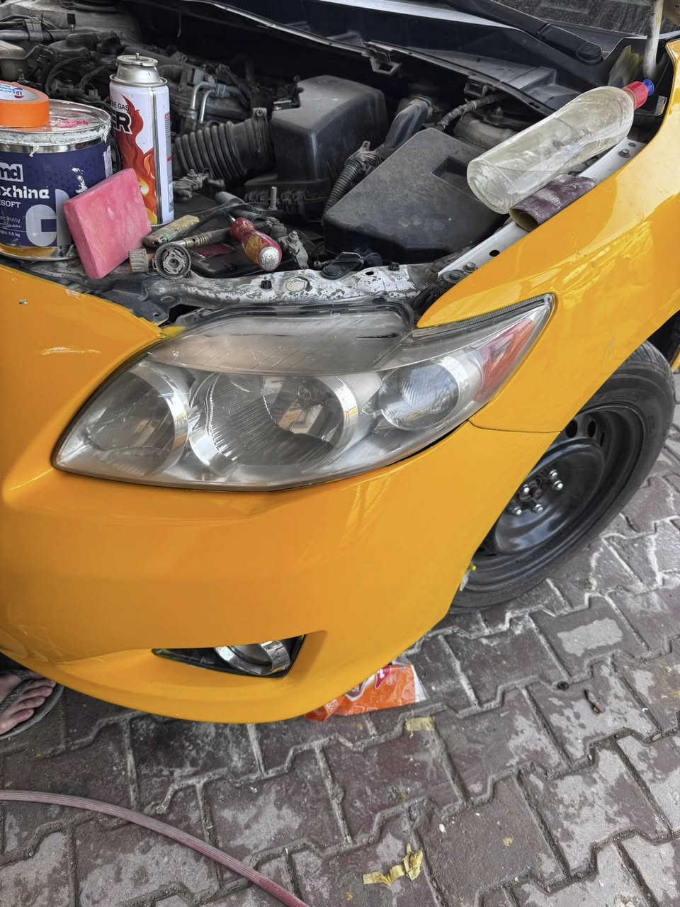 جانب من اعمالنا ورشة النجوم للسمكرة وصبغ جميع أنواع السيارات حديث+ قديم بجميع الألوان 
العنوان كركوك جسر حصو ورمل حي عسكري
***********
تصليح ع حد الكسر فقط
