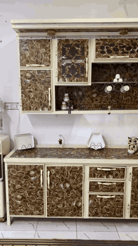 كاونتر مترين ونص تزكام قوي وسنك مرمر متر وعشرين كُلش نظيف سعر 350 الف مع السنك وبدون سنك 300 ومتوفر توصيل الاتصال او مراسلة الرقم ***********
