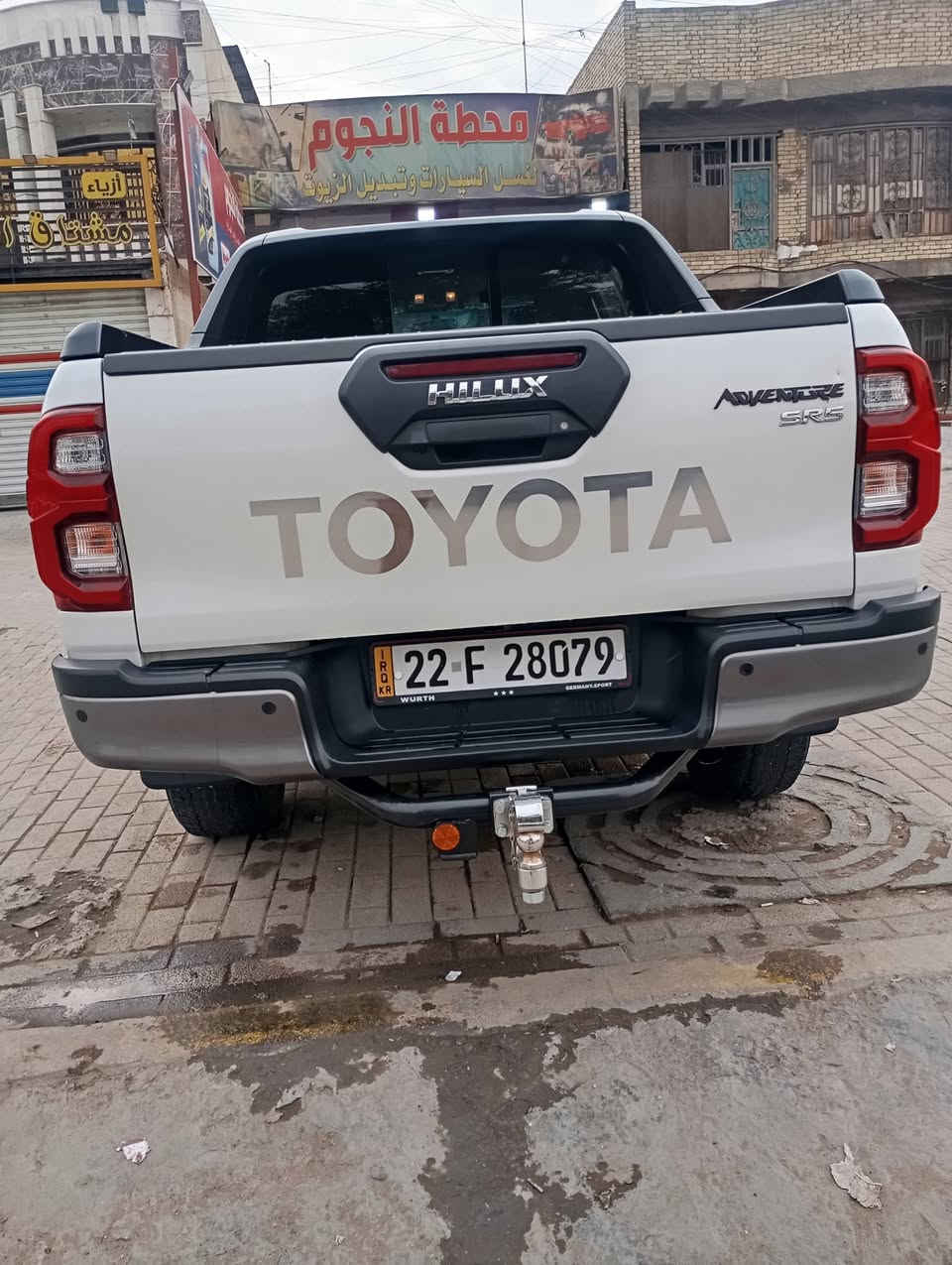 تويوتا هايلوكس Adventure موديل 2023
محرك 4.0
دفع رباعي 4×4
گير أوتوماتيك
اللون أبيض صدفي 
المقاعد الداخلية قماش
ماشية 64 كم فقط
رقم أربيل
سعودي 

الإضافات:
شاشة – 4 كاميرا –  بصمة تشغيل – تحكم مقود – هوك خلفي - درع امامي

📍 بغداد
💵 السعر: 38000دولار

للاستفسار : ***********
