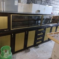 كاونتر قطعتين المنيوم  3متر ونص :واتساب 07804757352 /ملاحظه يوجد توصيل