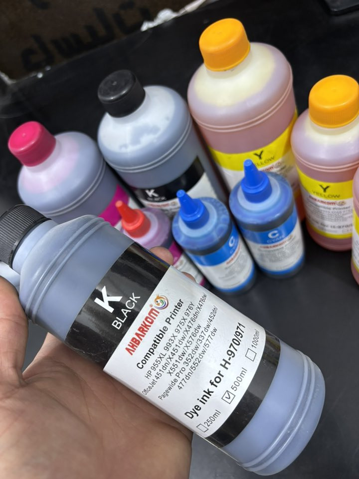 #عرض خاص 💎
حبر داي جوكر 
يستخدم للطابعات 
(يستخدم للموديلات كانون /ابسون/برذر/أج بي)
متوفر بالحجام
1000ml:30الف
500ml:20الف
250ml:15الف
100ml:8الف 
متوفر توصيل لجميع محافظات العراق 
للتواصل والاستفسار اكثر :؛ *********** 
Dfix Center for Office Appliances Trading
