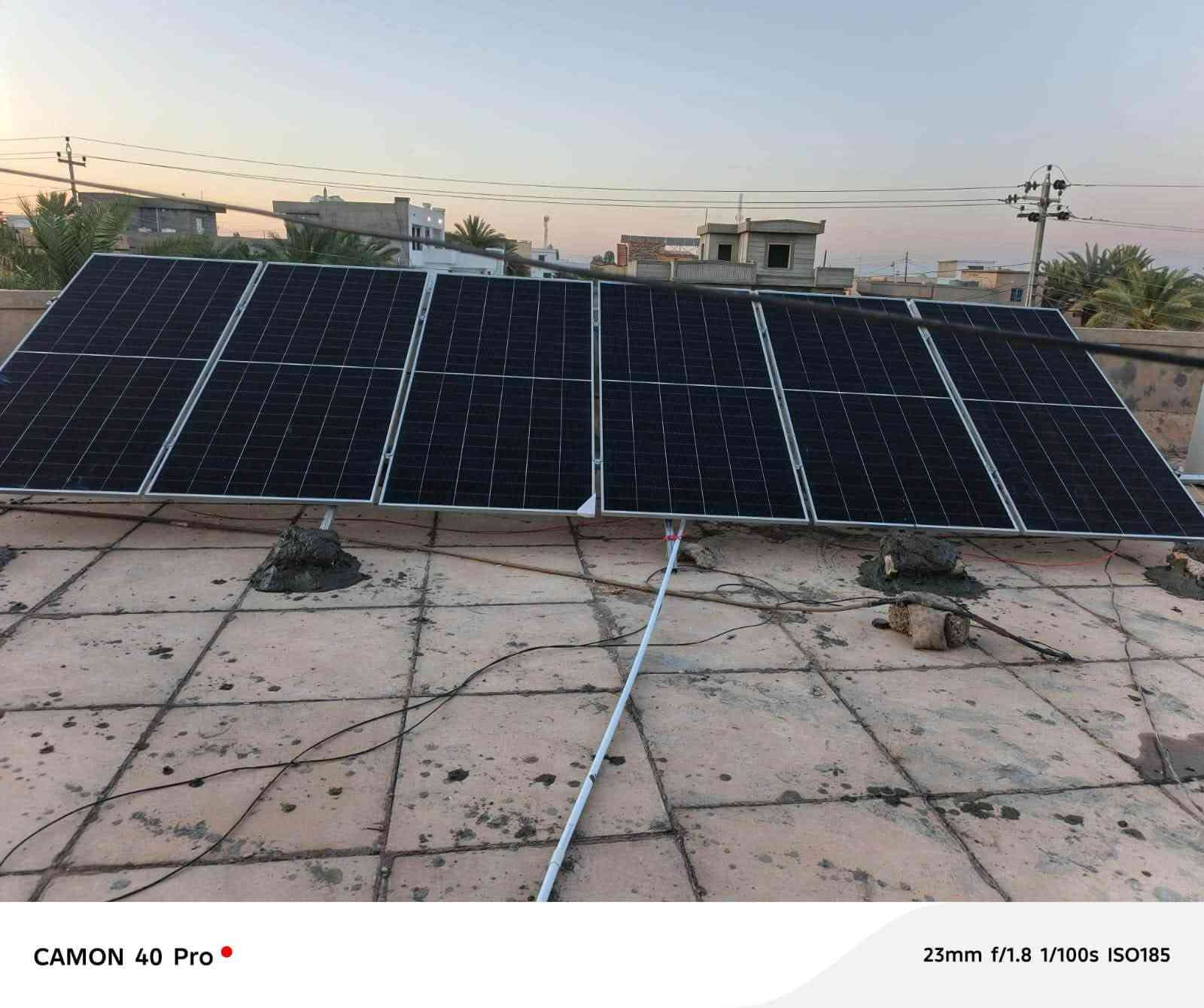 يسر شركة الرجا للطاقة الشمسية أن تشارككم أحدث إنجازاتها، حيث تمكنا بفضل الله من تنصيب ثلاث منظومات شمسية بأحجام مختلفة في #الزوية. هذه المنظومات تم اختيارها من ماركة فلستي العالمية لضمان أعلى كفاءة واستمرارية. هل ترغبون في معرفة المزيد عن حلول الطاقة الشمسية لمنزلكم؟ تواصلوا معنا الآن."
العنوان صلاح الدين /بيجي/قرية المسحك

‭***********‬
‭***********‬
‭***********‬
‭***********‬
