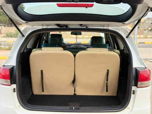 السلام عليكم كيا سورنتو موديل 2016 خليجي محرك 6 سلندر 7 راكب 3 قطع تبريد
حساس امامي خلفي مري شفط 
بصمه تشغيل وابواب 
كامره دوارة كشن كهرباء باقي المواصفات المعروفه سونار واضح فقط ربع البنيد وشويه بارد كلشي واضح بالسونار 
مكينه كير حداديه تبريد تخم تاير شرط الفحص سعرهة 205 مع المجال البسيط مكاني واسط قضاء الحي 
***********
***********
