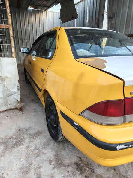 من رخصه صاحب البيج سمند 2011بأسمي رقم انكليزي تحويل ثاني يوم بيه تعمير هلالات ودوس اثر خياس  مكينه جديده تبريد ثلج حماوه ماكو انسه تخم تاير جديد حداديه كلشي كامل تشغل وتطلع كبل عله باب الله السعر 38وبيه مجال حك الجيه عنوان بغداد شعب ***********
