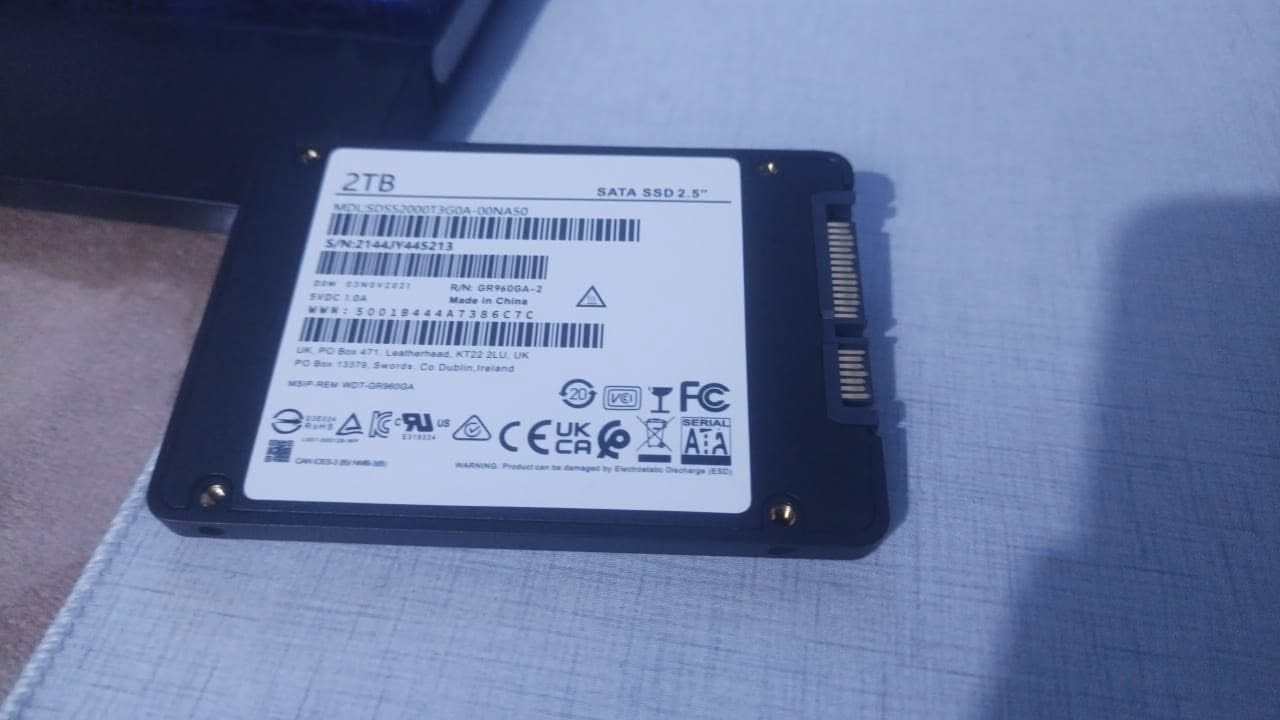 عندي هذا الssd 2t بيش تاخذو ؟


**إذا كنت صاحب هذا الإعلان وتريد حذفه لأي سبب، رجاءا أرسل رسالة إلى الدعم الفني**