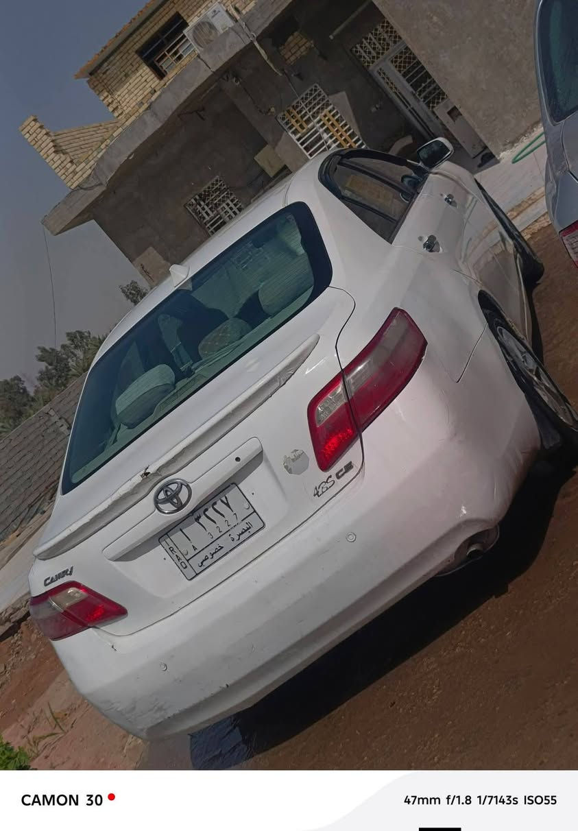 للبيع او مراوس
تويوتا كامري 2007 شكل 2011 محرك 2400 vvti اربعة سلندر اقتصادي وارد امريكي ضررهة جاملغ الايمن فقط  كير محرك تبريد كفالة تبريد ثلج شاشة ايباد تحكمات ستيرن مري اوتو كامرة مثبت سرعة  منضومة زنون عالي ناصي رقم بصرة مشروع وطني اي محافظة اداورهة عادي سنوية ل2028 سيارة بيها حزام صبغ جمالية بدون ضربة سيارة حلوة وخير من اللة ترايك وين متريد مكاني بلنجف سعرهة ٧٩ وبيها مجال
***********
