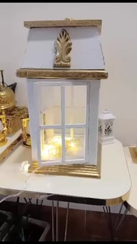 فانوس رمضان خشبي • ألوان ومقاسات • جملة