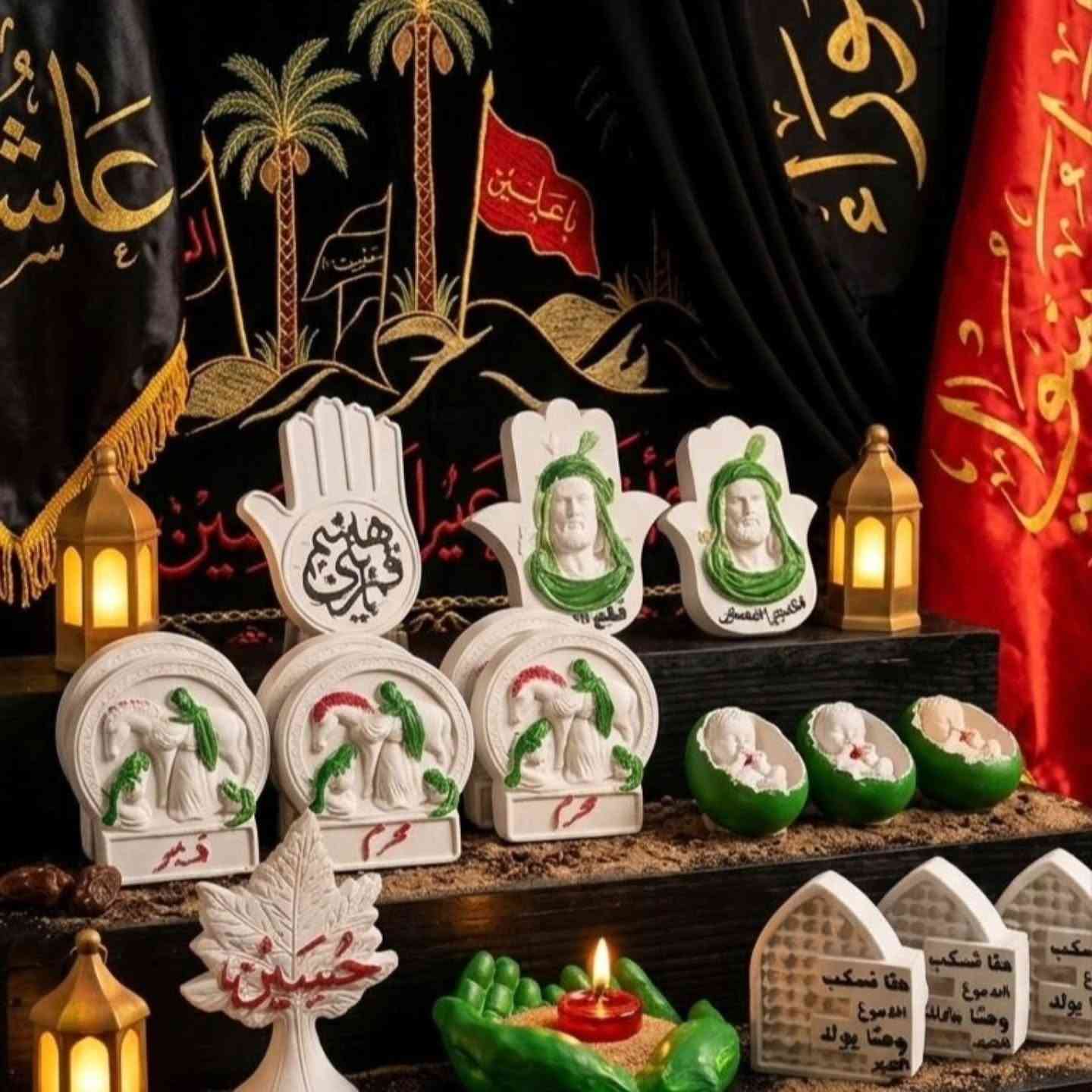 لأن مجالس الحسين تستحق الأجمل، صممنا هذه القطعة يدوياً بكل حب وعناية."
متوفره توزيعات محرم


**إذا كنت صاحب هذا الإعلان وتريد حذفه لأي سبب، رجاءا أرسل رسالة إلى الدعم الفني**