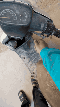 دراجة بطه 60 • لايت امامي ناقص • باتري كاعد