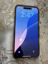 ايفون 14برو ماكس ذاكرة 128بطاريه 84تلفون فقط متحور 17 كفر يعني تحوير خ...