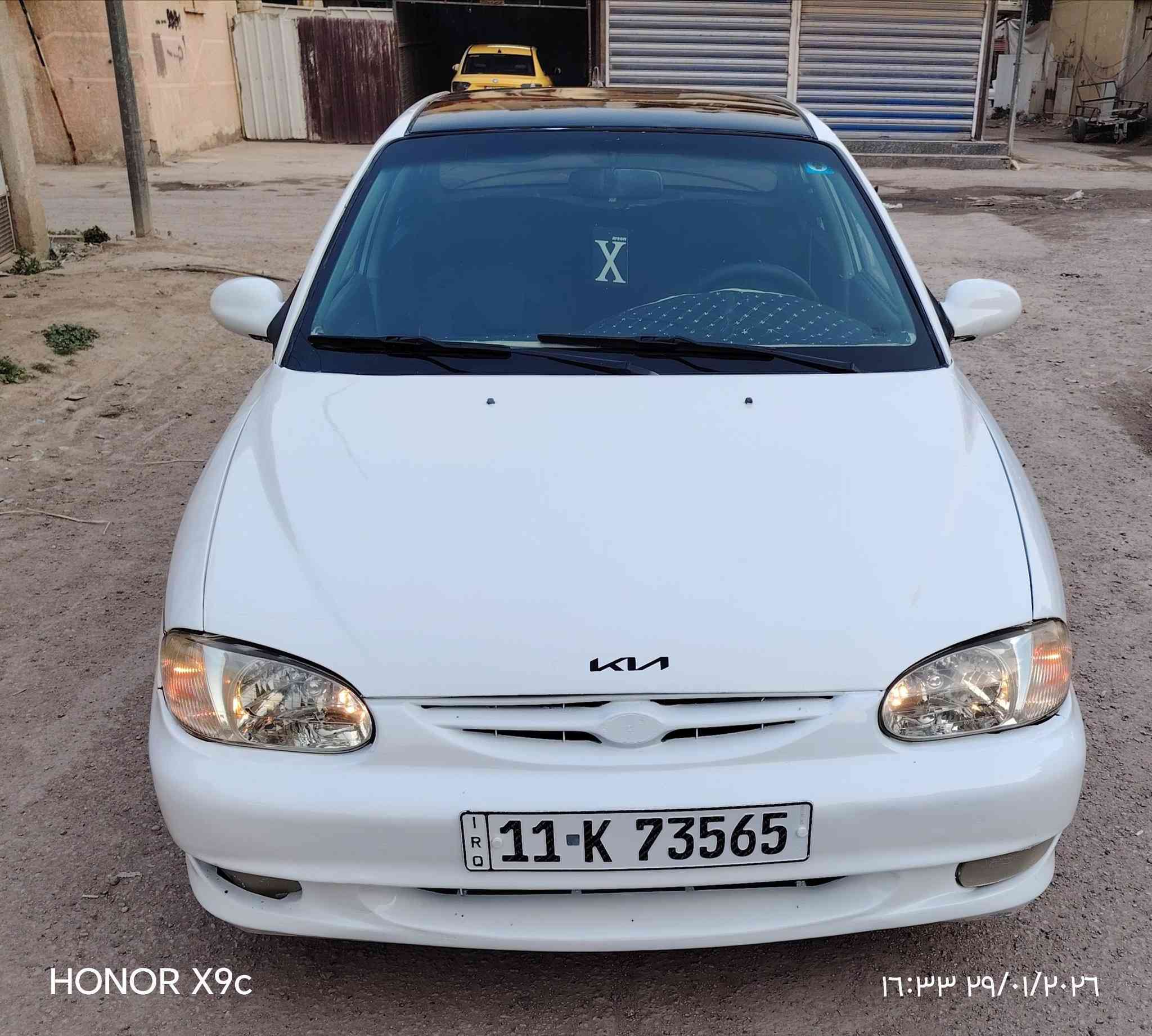 سلام عليكم
كيا سيفيا موديل 2000
محرك 2000 كير اوتو 
تخم تاير جديد ولكب 
صدر امامي خلفي جديد 
مصبوغه فرن جماليه 
مكفوله من ظربه 
رقم بغداد دولي 
السعر 43 وبيه مجال 
عنوان بغداد ***********
