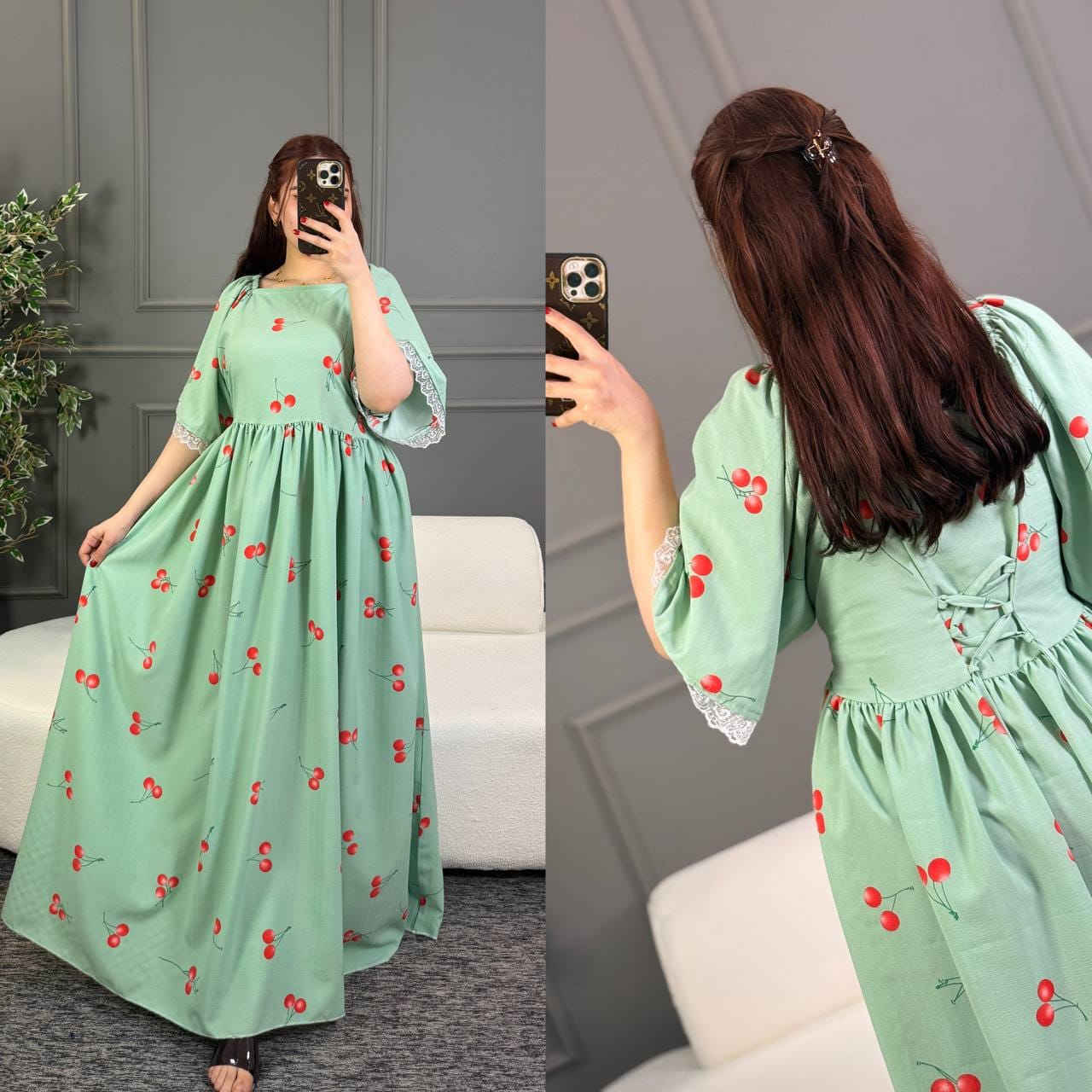 هذا الجمال موجود وانتي ماتلبسي؟ ليش شنو الي لبسنه احسن منج لو احلى 😘😍اطلبي وتهني شمتانيه 
فستان نسائي
خامة كريشة كلوش شرط الفحص

فري سايز  لحد ٩٥ كيلو
🌺🌺🌺

الدرزن 130 لف
سعر القطعة مفرد 18الف

توصيل جميع المحافظات 5 الف

ينلبس بطريقتين
القيطان الي بوسط الضهر كذلك ينلس بالامام


**إذا كنت صاحب هذا الإعلان وتريد حذفه لأي سبب، رجاءا أرسل رسالة إلى الدعم الفني**