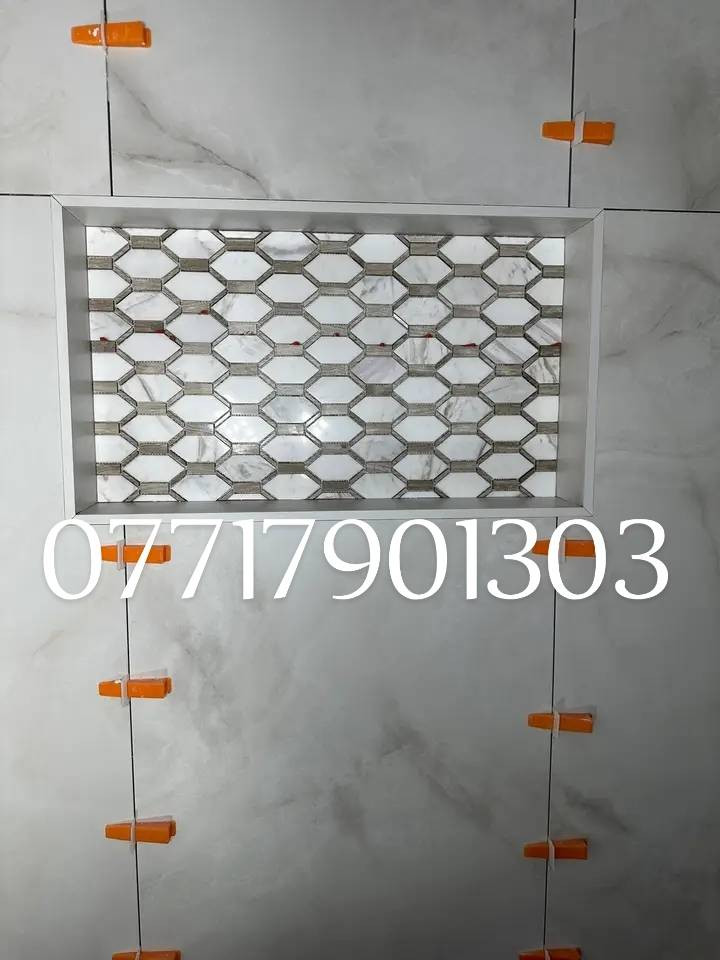 سلام عليكم خلفه سيراميك وبورسلين وكاشي ومرمر واشتغل كافة تطبيك البايات الدرج وشغلي درجة اولى للتواصل ***********
