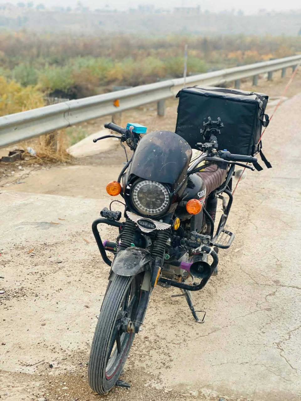 السلام عليكم شباب دايوان للبيع موديل 24 الدراجة نضيفه وما مفتوحة الدراجة ما بيها اوراق فقط اسويلك مكاتبه دراجة ناعمه وصاروخ بشارع محرك 200 الصفاحيه موجودة بس مكسورة السعر مليون و 200وبيها مجال) يرحم والديك اذا مو شراي لا تدخل خاص مكاني تكريت رقم ***********
