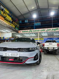 K5 2023 لون سمنتي (مكينه 1600 تيربو )  فول موصفات جيتي لاين حادث جاملغ...