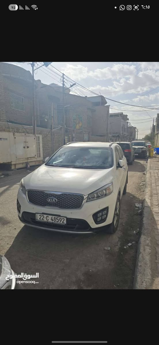 سياره سورنتو سعر 227 ورقه خليجي فول ما عدى اللفتحه رقمها اربيل باسم شركه سنويه تنتهي بل 29 السياره مابيه بيها من الصبغ والمكينه ما مفتوحه بيها بارد بل باب الوره السايق وصدر صغار کلش شبرين او شبر ونص ماشيه 177الف سياره للتواصل *********** عل واتساب او علسیم کارت 6 سلندر البصرة, العراق
