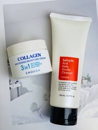 ثنائي كوري • كريم كولاجين • غسول COSRX الأصلي