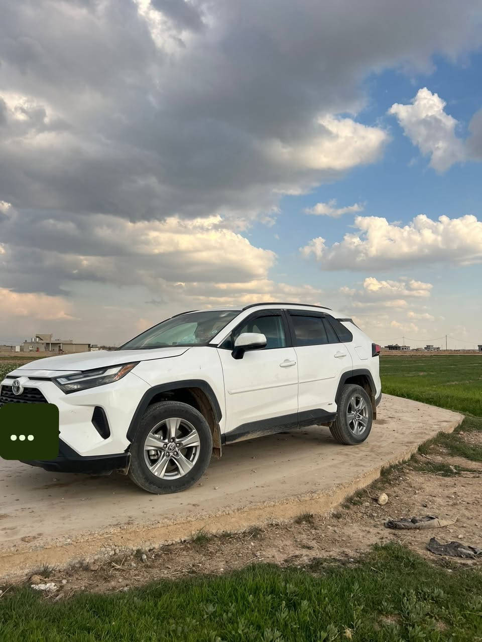 السلام عليكم
راف فور XLE 2023 هايبرد كلين ماشيه 40 الف رقم كركوك تحويل مباشر 

250 $ وبيها مجال قليل 
الموقع كركوك قضاء الحويجة 
***********
