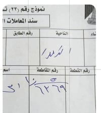 150م باسمي بدون دلال رقمها 6369 الـــحرس للبيع   21مــــليون  07719324...