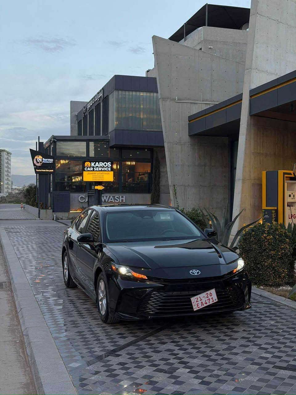 تۆیۆتا کامری 2025 Le ئەمریکی شکل جەدید، هایبرێد
رۆشتن: 5 هەزار
مواسفات( بەسمە، وارلێس چارت، ڕاداری پێش و دواوە، خەتی جادە، ئوتو برێگ، سێ مۆد، ئۆتۆ هۆلد، کوشن کارەبایی، تەبرید مەرکەزی، ئاواێنە رادار و بەگلایێد…. هتد)
بۆنیت بۆیاغ، بەبێ ناوگرتن.
هەموو شتی  بەشەرتە
ژمارە کاتیە و سێ مانگی لەگەڵە.
شوێن سلێمانی.
شانسی:4T1DAACK6SU103917
نرخ: 225
‏***********
واستئاب السليمانية, العراق
