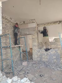 كادر عمل • تصعيد مواد • تنضيف بيوت