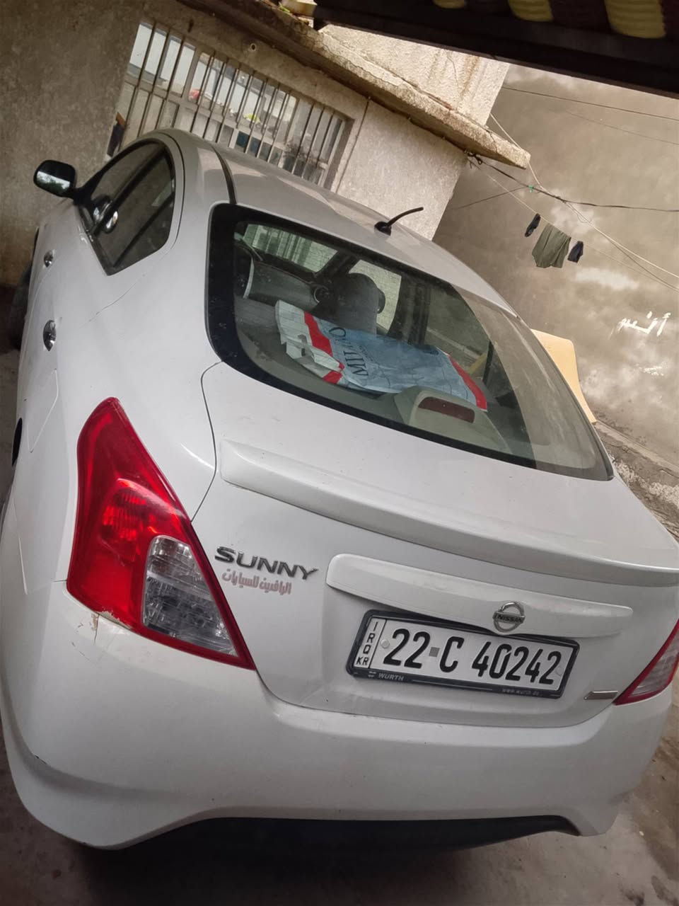 نيسان سني 
هندي موديل 2016السياره بلاديه بيها صبغ شبر بالجاملغ الخلفي شبر واحد تبريد ثلج كير مكينه فول رقم أربيل الجديد السنويه لل29السعر 95الرقم***********
