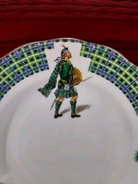 صحن إنجليزي • أنتيك • محارب قديم