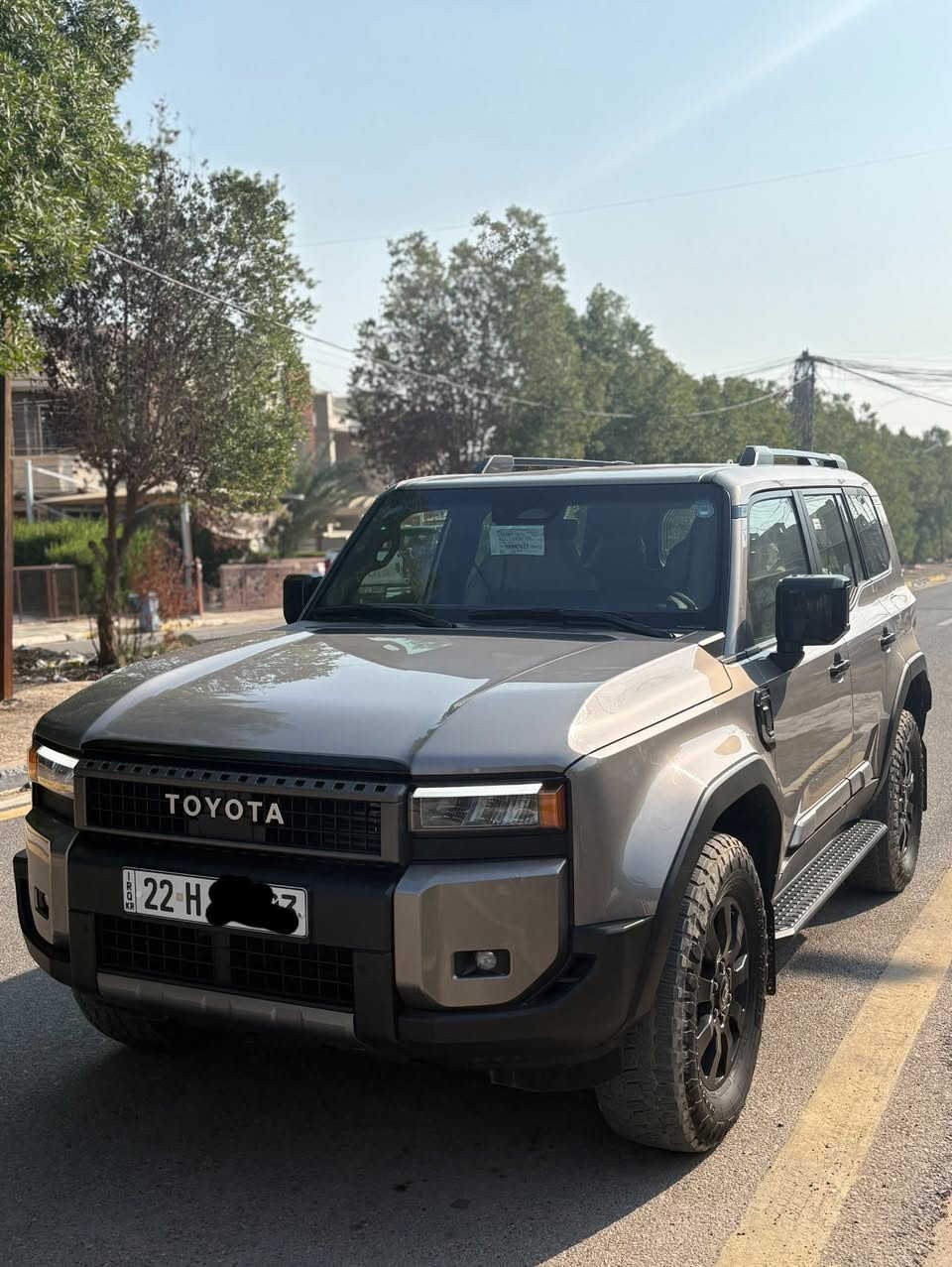 السلام عليكم 
للبيع تويوتا برادو 2024 خليجي 
المواصفات 
بصمة ابواب 
بصمة تشغيل
فتحة سقف (سلايد)
تيربو 
كرسي كهرباء 
كشنات جلد
كشنات تدفئة 
كشنات تبريد
جنطة كهرباء 
مري شفط 
 7راكب 
 3قطع تبريد
لايت لد 
كامرة خلفية دوارة
شاشة 
شاشة عطلات
فول تحكم ستيرن
وباقي المواصفات
ماشية 33 الف حقيقي 
السيارة على وضع الشركة بعدهي مكفولة كفالة عامة من كلشي صبغ بارد رصعات شخوط كفالة عامة 
رقم اربيل تريد وكالة تحويل مباشر ثاني يوم 
السعر/48.000$ وبيها مجال 
العنوان/بغداد/العامرية
هـ/***********
