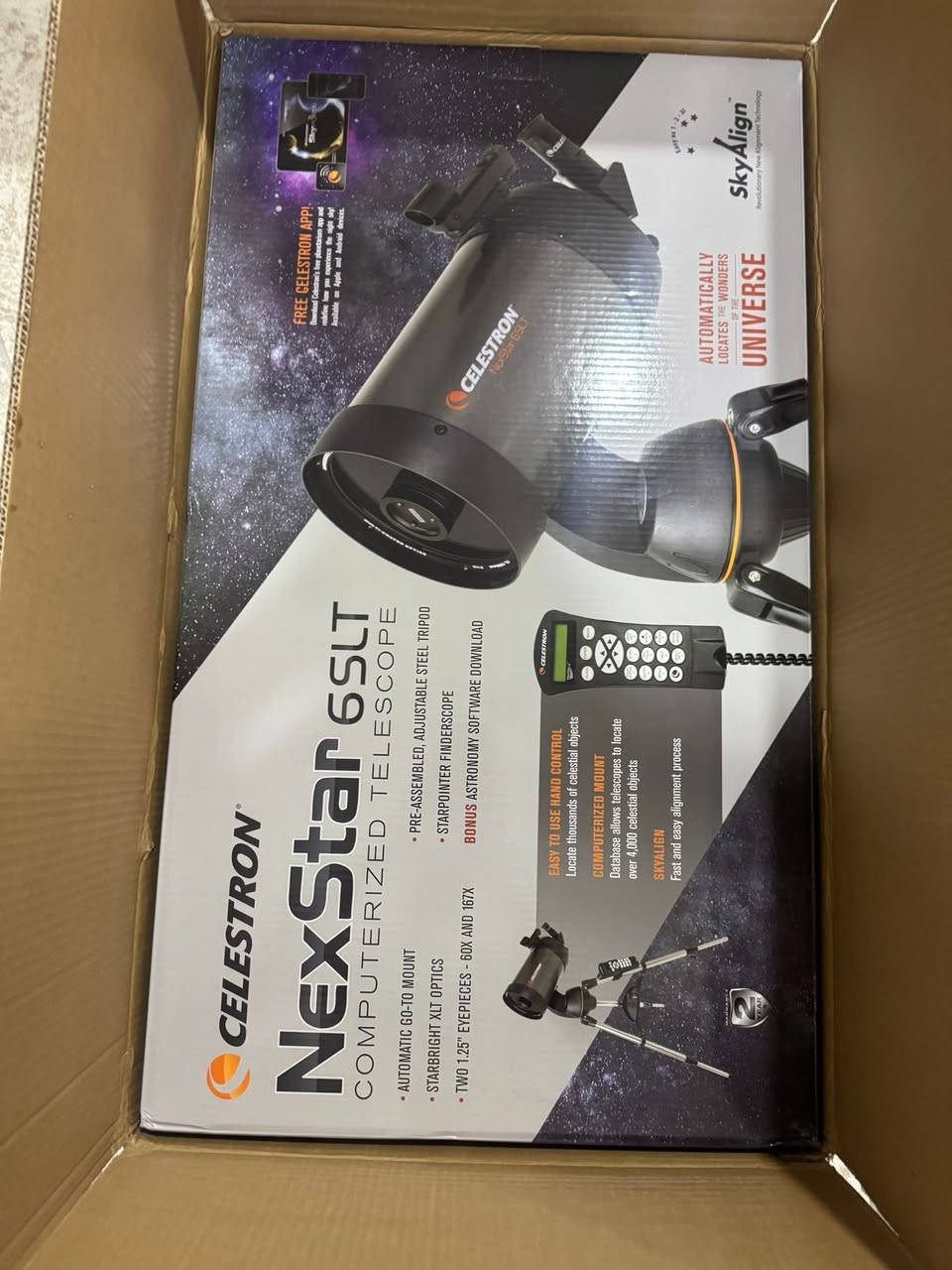تليسكوب 6slt Celestron للبيع بنص السعر (مستعجل)
استخدام قليل جداً
ملحقات كاملة واضافية 
تتبع تلقائي
تحكم كنترول + كمبيوتر
Ubs
كيبل لربط الكمبيوتر
سكوب الكتروني ليزر 

مكاني بغداد حي الجامعة 

***********
واتساب فقط اتصال او رسالة
