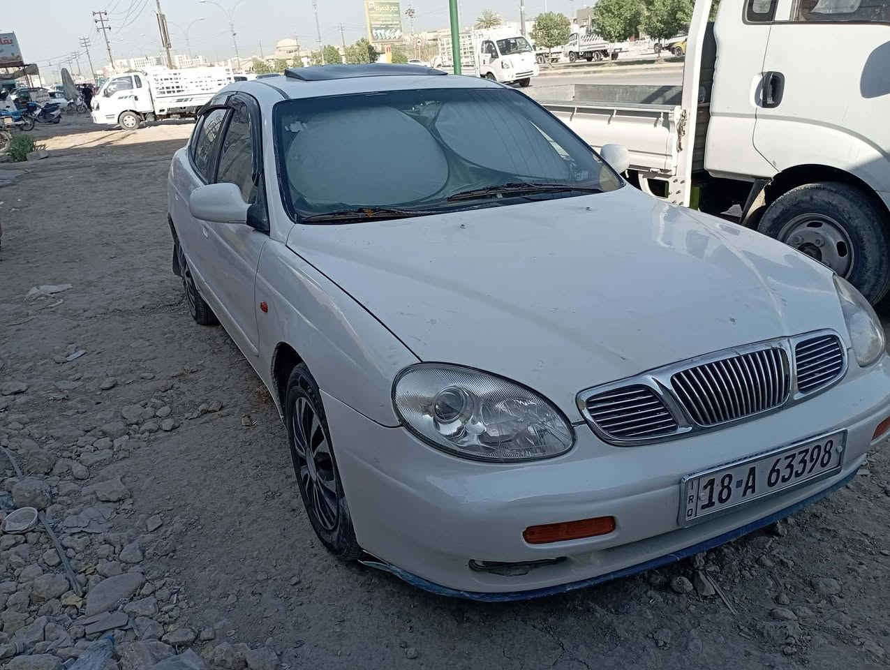 دايو لكنزا للبيع موديل ١٩٩٩ محرك ٢٠٠٠ مفتوح كير اوتوماتيك رقم انكليزي جديد ب اسمي سنويه ٢٠٣٠ تنتهي تبريد ثلج كهربائيات شغاله تايرات جدد بطاين نظاف كلش شادلها شاشاه وكامره خلفيه سويج ريمونت سنتر شغال السعر ٤٢ بيها مجال مكاني بابل مركز مدينه للاستفسار ***********
