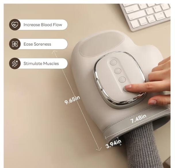 جهاز تدليك اليدين الكهربائي، تدليك ثلاثي الأبعاد بضغط الهواء لعلاج متلازمة النفق الرسغي بالحرارة، وراحة اليد والأصابع، وتيبس المفاصل، وتخفيف التوتر... السعر ٣٥ الف


**إذا كنت صاحب هذا الإعلان وتريد حذفه لأي سبب، رجاءا أرسل رسالة إلى الدعم الفني**