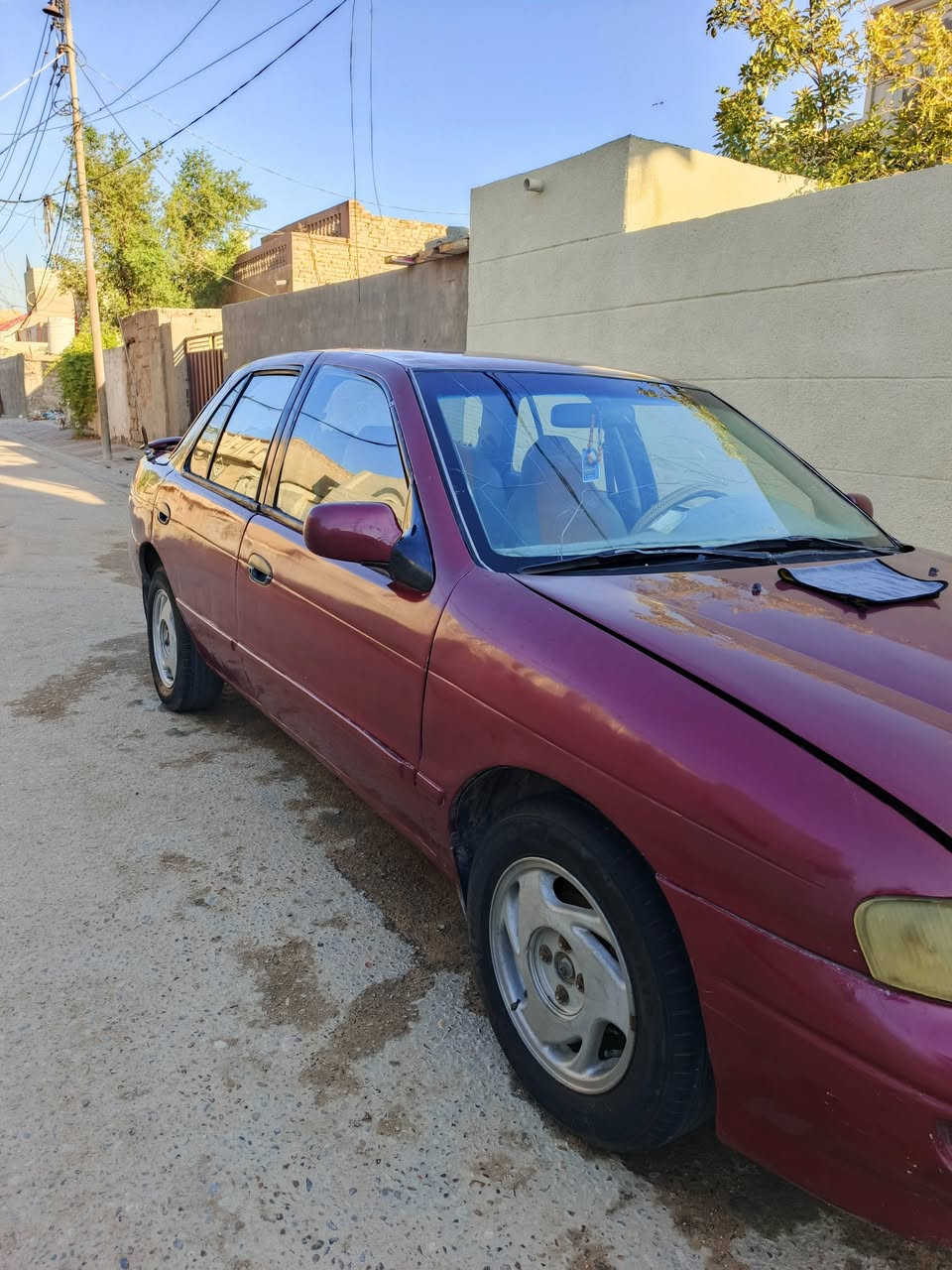 سلام عليكم
كيا سيفا للبيع موديل 95
مصبوغه عام 
محرك مفتوح 
تخم تاير جديد 
رقم بغداد بسمي 

السعر 28$وبيها مجال 
 للإتصال والاستفسار: ***********

مكان السياره: كربلاء
