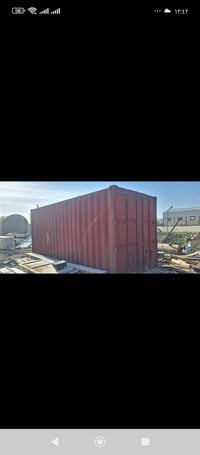 حاويه للبيع الطول 6متر والعرض 2/50 ،07810855465