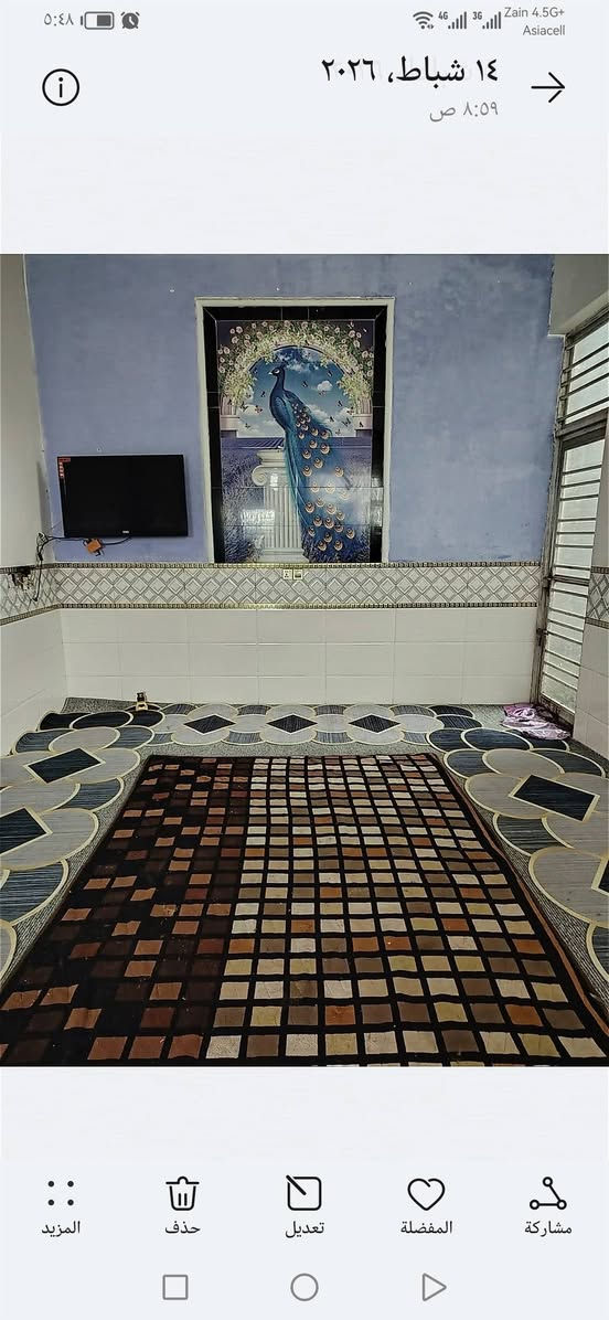 يوجد بيت حديث للبيع
طابوا زراعي
المساحة ٢٠٠
السعر ٨٥
حلة ابي غرق حي ابو اسد
***********
